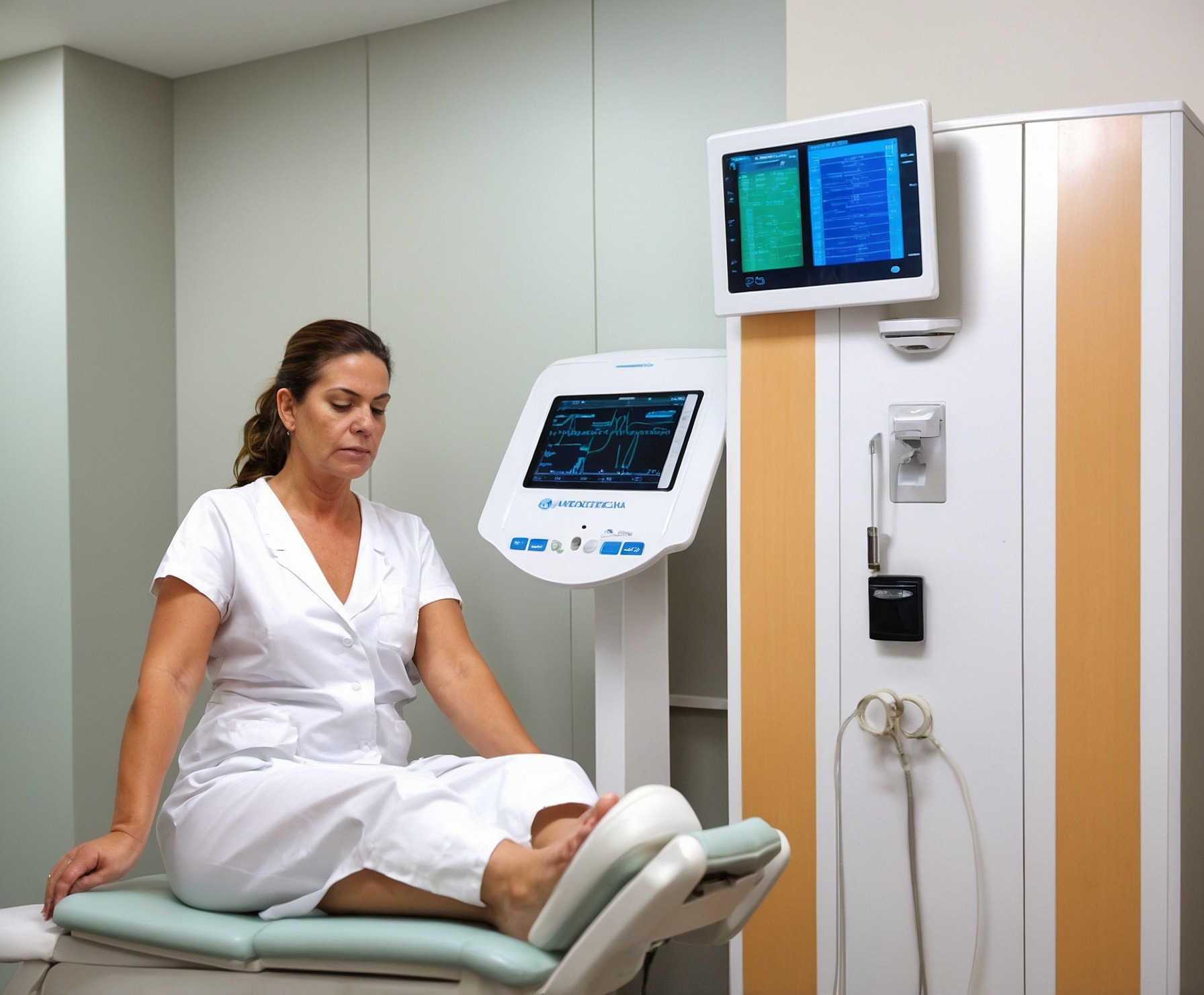 Persona recibiendo terapia física.